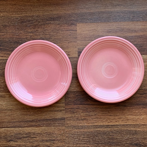 Fiesta Dining Vintage Fiesta Bread And Butter Plates In Rose Poshmark